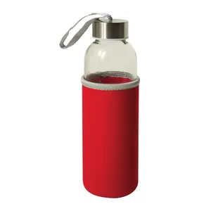 Bottiglia d'Acqua in Vetro Personalizzata in Neoprene per Articoli Promozionali - Product Image 3