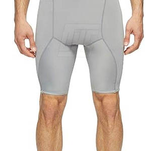 Shorts de compression pour hommes, tissu extensible, soutien musculaire, pour la salle de sport, l'entraînement, la course à pied et les vêtements de sport - Product Image 2
