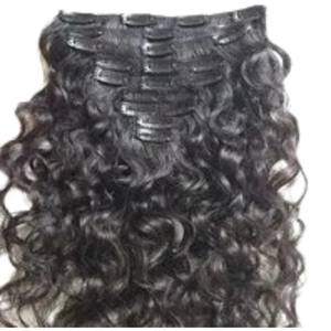 Ensemble de 7 extensions de cheveux bouclés à clip pour femmes, perruques à cheveux longs bouclés à double trame - Product Image 2