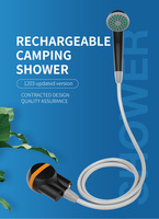 Pompe de douche Portable USB Rechargeable main USB pression électrique eau camping tente douche