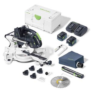 Sierra Compuesta Deslizante Festool KSC 60 EB 5.0 I-Plus de 18V y 216mm con Batería de 5.0Ah, Kit de Sierra, Soporte, Personalización OEM/ODM, Garantía de 3 Años - Product Image 1