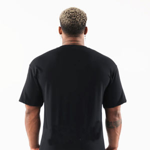 Camiseta extragrande lisa de peso pesado de alta calidad impresión personalizada bordado personalizado en blanco 100 algodón camiseta de gran tamaño para hombre - Product Image 3