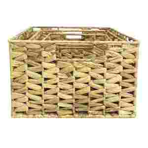 Cesta de jacinto de agua de algas marinas, la mejor opción, manijas de bambú de ratán, cestas de almacenamiento ODM/OEM de Vietnam fabricadas en Vietnam - Product Image 3