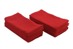 100% ensemble de serviettes en satin de coton à séchage rapide serviette en lin solide blanc tissé pour la maison hôtels restaurants utilisation durable de la cuisine - Product Image 4