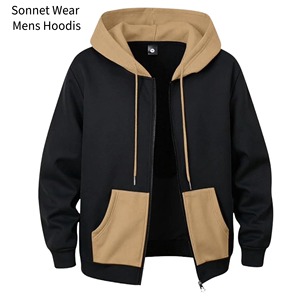 Sweat à capuche camouflage à manches longues pour homme avec poche et fermeture éclair - Product Image 2