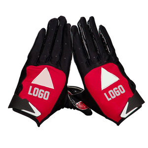 Gants de football américain antidérapants confortables de conception personnalisée en gros style avec commodité de la paume - Product Image 3