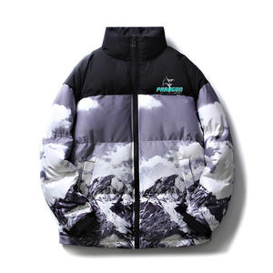 Nouveau style de veste en duvet personnalisée à impression par sublimation Nouveau Hip Hop Vestes en duvet d'hiver de bonne qualité - Product Image 5