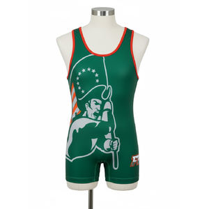 In New Arrival Wrestling Wear With Customize Design Men's Cool Dry Wrestling Singlets Made In Pakistan - Product Image 1