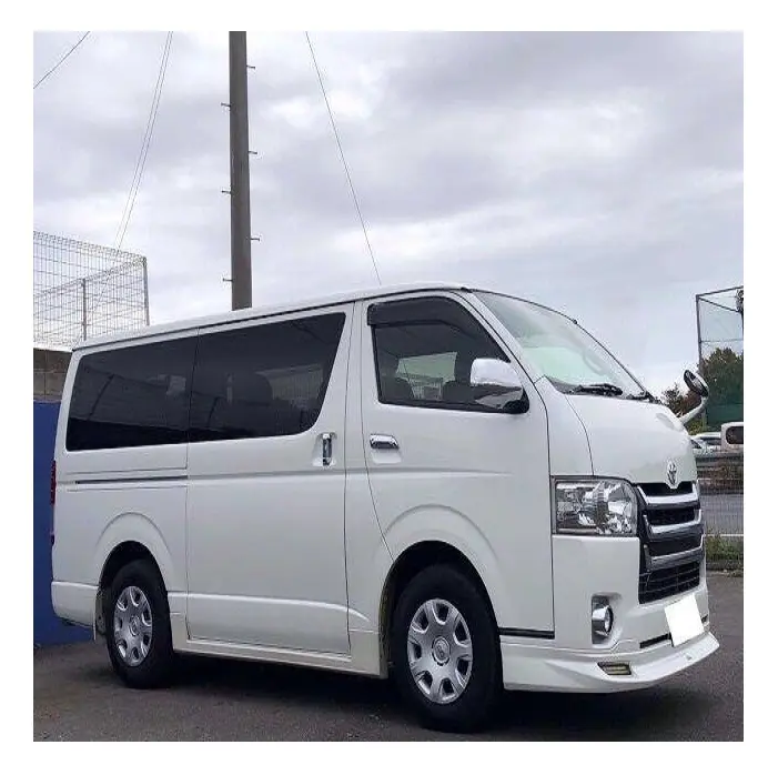 Auto ibride con guida a destra/sinistra del camion dell'autobus Toyota Hiace abbastanza usate in vendita dal giappone