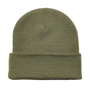 Bonnet d'hiver uni à revers pour homme et femme, motif camouflage vert, avec logo personnalisé – Nouvelle collection en promotion - Product Image 5