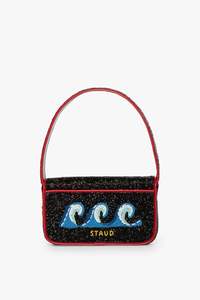 Sac bandoulière en tissu brodé avec sangle à boucle - Product Image 2