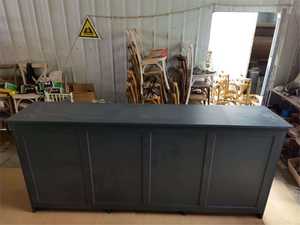 Dream like 9FT <b>Round</b> Wood <b>Bar</b> Counter <b>Tables</b> for Wedding Events Elegant and Durable Furniture - Product Image 5