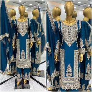 Georgette อินเดียและปากีสถานชุดปาร์ตี้ใหม่พิเศษ - Product Image 6