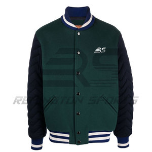 แจ็คเก็ต Varsity ขนาดและสี OEM,พร้อมโลโก้ที่กำหนดเองได้แจ็คเก็ตตัวแทนดีไซน์ใหม่ - Product Image 4