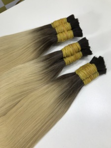 Haute qualité 100% vierge vietnamienne de qualité 12A trame de cheveux bruts Double non transformés bouclés alignés à la Machine Extensions de cheveux humains - Product Image 5