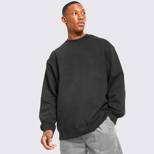 Épais lourd blanc goutte épaule hommes hiver sweat brodé 500 460 400 GSM Logo personnalisé sweats surdimensionnés - Product Image 2