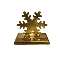 Supports de chaussettes de Noël en forme d'étoile métallique argentée brillante, robustes, en métal, imperméables, taille personnalisée, décorations de table