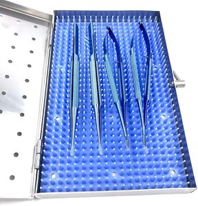 Juego de Instrumentos de Microcirugía Oftálmica, Kit de Herramientas Quirúrgicas Manuales, Tijeras de Acero Inoxidable, Portaagujas, Pinzas - Product Image 4