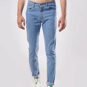 Jeans décontractés respirants pour hommes, faible MOQ, sur mesure, dernier design, 100 % coton lavé, pour la vente en ligne - Product Image 1
