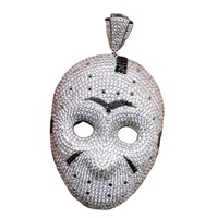 Colgante de oro de 18 quilates con diamantes, joyería personalizada con diamantes cultivados en laboratorio de Hip Hop, Cvd y HPHT