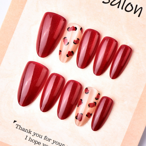 30 faux ongles carrés artificiels à presser, design œil de chat de Noël, faux ongles avec strass, usage quotidien, ongles de doigts - Product Image 2