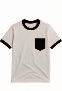T-shirt pour homme 100% coton, col rond, coupe classique, haute qualité, tendance, 260 grammes, manches courtes, décontracté, motif uni, tricoté, vierge - Product Image 4
