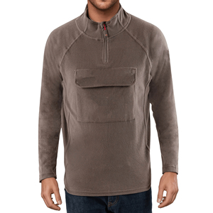 Veste polaire pour hommes pour le camping et la randonnée Veste polaire avec col haut Veste polaire d'hiver pour l'extérieur - Product Image 1