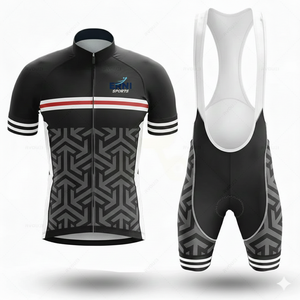 Nouvel ensemble de maillot de cyclisme imprimé 2026 pour hommes et femmes, vêtements de vélo sans manches respirants, tenue d'équipe pour le cyclisme - Product Image 1