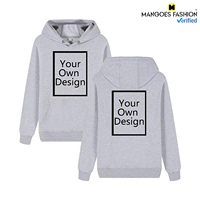 Hoodie Pria Gaya Gothic Mangoes Fashion Maternity OEM, Pola Solid, Bernapas, Struktur Tahan Lama, Modern Fit, Grosir