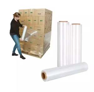 Rouleau extensible de LLDPE de film rétractable de palette en plastique PE micron pour l'emballage et l'emballage Application d'utilisation industrielle dans le paquet - Product Image 5