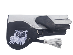 RehexImpex 2026 Brown Animal Trap Double-Layer Cowhide Lightweight Owl Embroidery Long Protective Bird Handling Outdoor Hunting - Product Image 5