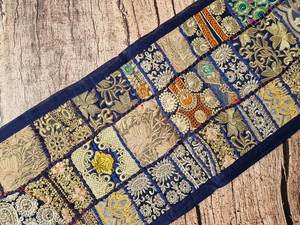 Tapiz Indio Vintage Boho, Camino de Mesa de Retazos, Tela Decorativa para Colgar en la Pared, para Decoración de Bodas - Product Image 2