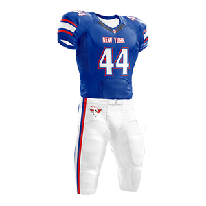 Uniforme de football américain respirant de haute qualité, manches courtes, 100% polyester, logo personnalisé, coupe ajustée, service OEM, design personnalisé - Product Image 1