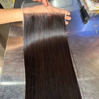 Cheveux bruts vietnamiens Flm HD fermeture à lacet pour perruques HD dentelle frontale produits capillaires lisses de qualité supérieure