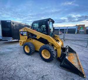 Chargeur frontal entièrement hydraulique Skid Steer EPA approuvé CAT246D Skid Steer Loader Excavator Machines de construction à vendre - Product Image 3