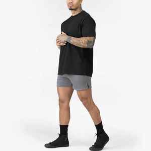 OEM Custom Breathable 4 Inch Inseam Solid Color Split Hem Training <b>Zipped</b> <b>Pocket</b> Mesh Fabric <b>Shorts</b> 100% Polyester <b>Shorts</b> <b>Men</b> - Product Image 5