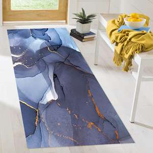 Purple and Blue Marble <b>Rugs</b>, Purple Marble <b>Rug</b>, Blue Marble <b>Rug</b>, Alcohol Ink <b>Rug</b>,<b>Chenille</b> <b>Rug</b> - Product Image 4