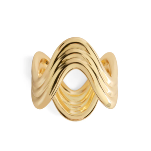 Luxury Gold <b>Twisted</b> <b>Shape</b> Napkin Ring For Wedding Table Decor in Wholesale Price - Product Image 1