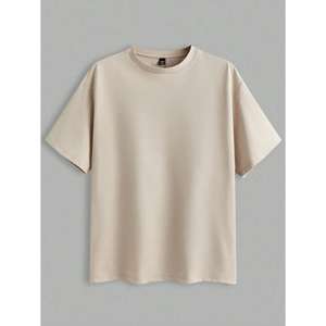 เสื้อยืดลำลองสีทึบสำหรับคู่รักเสื้อยืดผ้าฝ้าย100% แฟชั่นชุดรูปแบบใส่ได้ทั้งชายและหญิงขายส่ง - Product Image 6