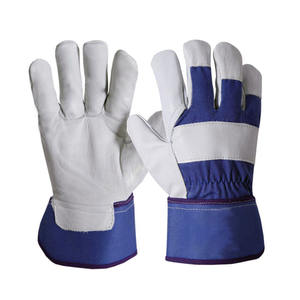 Gants de travail en cuir de vachette de qualité supérieure résistants à la chaleur Gants de jardinage doux et confortables Conception de logo personnalisé - Product Image 3