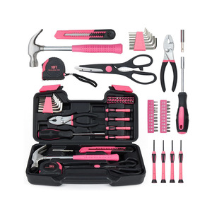 Valigetta Portautensili Rosa Myrva 20x10x15 con Chiusura a Cerniera, Fodera in Spugna EVA e Superficie Antiscivolo per Conservazione Utensili - Product Image 5