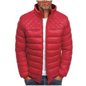 Service OEM Vestes en peluche brillantes à la mode Vestes d'hiver pour hommes Logo personnalisé imprimé à capuche - Product Image 3