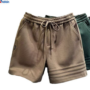 Shorts de basket-ball en coton personnalisés pour hommes, shorts de sport amples avec cordon de serrage, style hip-hop, pour l'été - Product Image 1