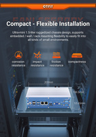 CTX09-WIPC Mini tertanam tanpa kipas PC J1900 SIM RJ45 WiFi 4g modul SATA3.0 MSM M.2 Win7 industri kotak Mini PC komputer