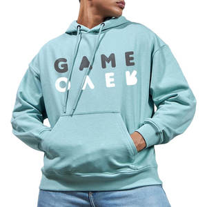 Sweats à capuche imprimés surdimensionnés de qualité supérieure, confortables au quotidien pour hommes, mode décontractée - Product Image 1