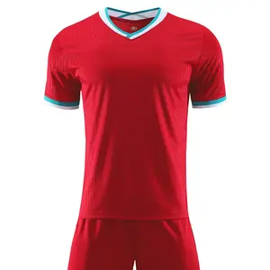 2023 Op Maat Gemaakt Nieuwste Ontwerp Nieuwe Modellen Snel Droog Team Shirt Voetbalshirt Tenue Set