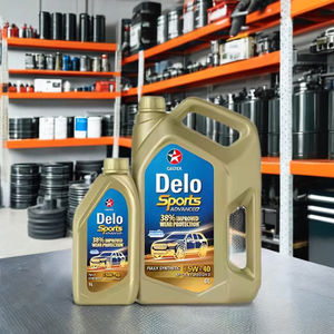 CALTEX Delo Sports FS Advance 5W 40 CK-4 d'huile moteur diesel entièrement synthétique 6L + 1L pour camions SUV et pick-up véhicules routiers - Product Image 1