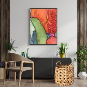 ตะกร้าหวายสานใส่น้ำผักตบชวาทรงกลมพร้อมที่จับสำหรับจัดเก็บของตกแต่งบ้าน - Product Image 5