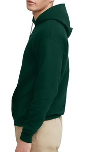 2025 vente chaude 100% coton pull impression personnalisée broderie hommes à capuche blanc plaine sweats à capuche polaire couleur unie luxe à capuche - Product Image 2