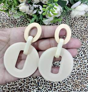 Vintage Design <b>Colourful</b> <b>Resin</b> Jewelry Necklace Earring Drop Style Bh Crafts India - Product Image 2